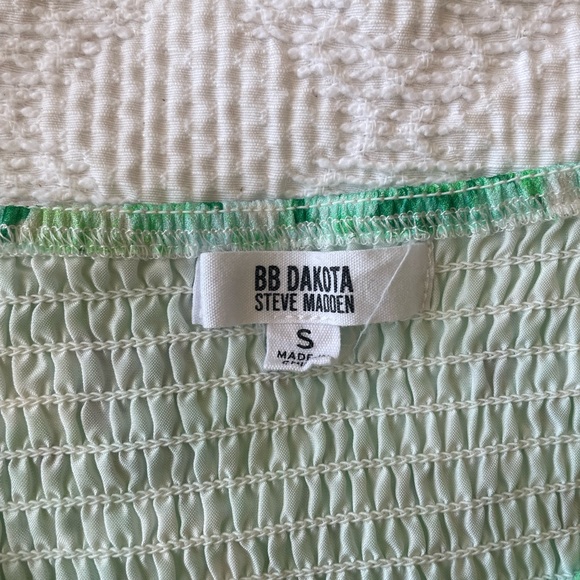 Green Floral BB Dakota Dress - Picture 2 of 3